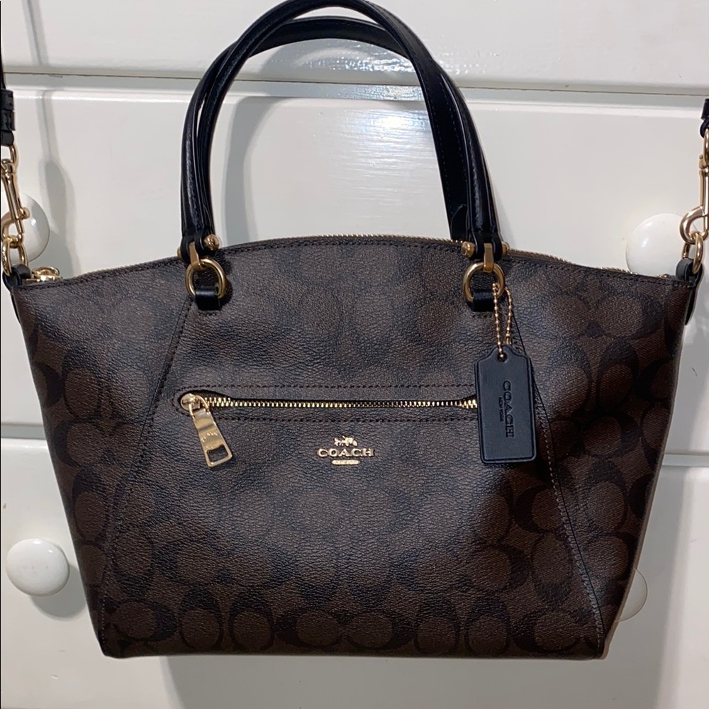 Coach Brown Signature Tote Bag